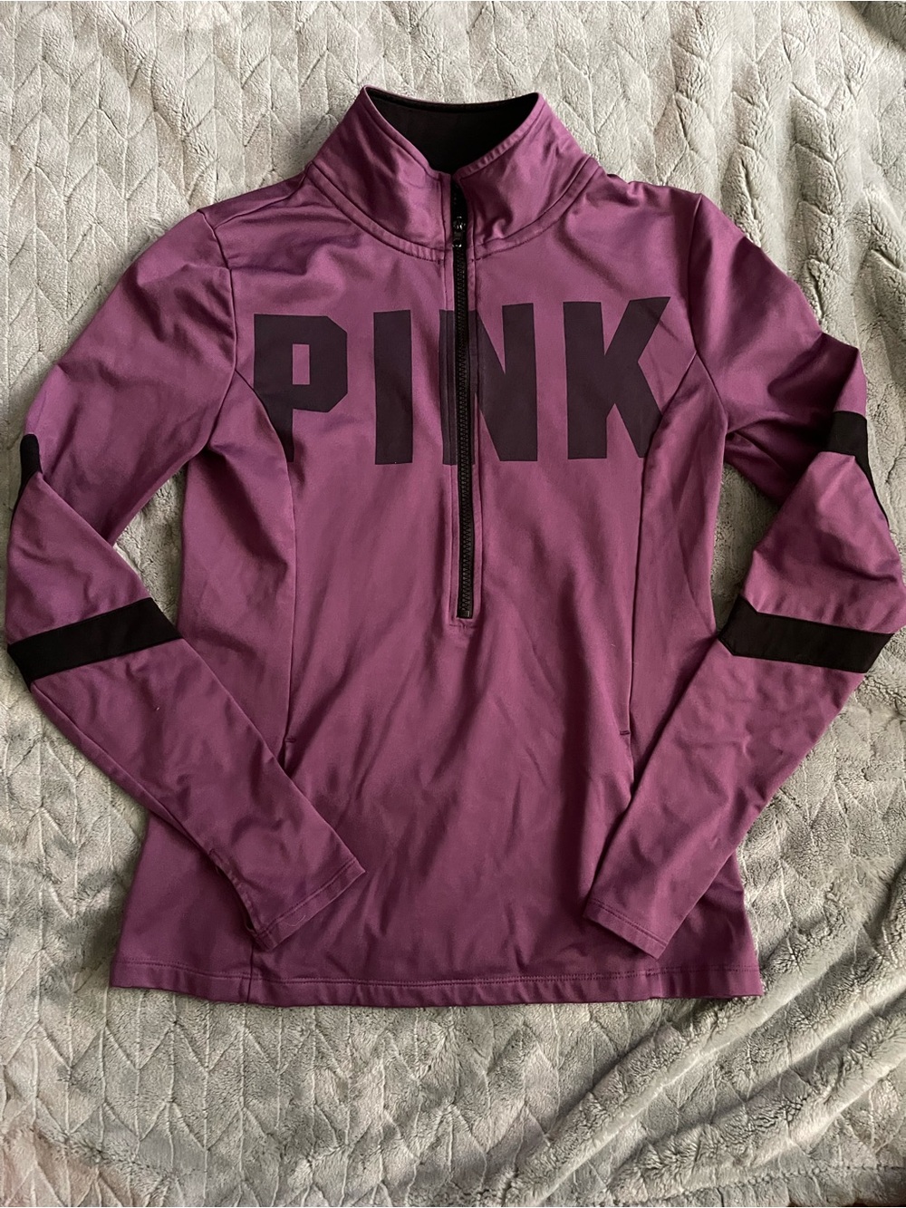Women’s PINK Half Zip Shirt Size Small